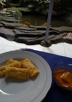 Foto resep Roti Jala kuah Kari