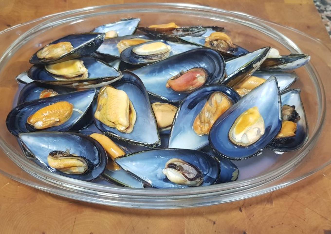 Mejillones al vapor