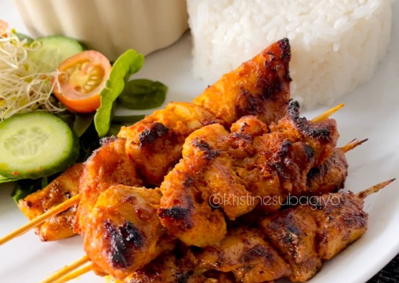 Sate Ayam ala Thailand (Thai Red Curry) HALAL