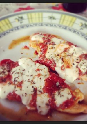 Foto di Petto di pollo alla pizzaiola