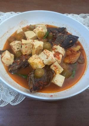 Foto resep Tahu & Kerapu kering asem-asem