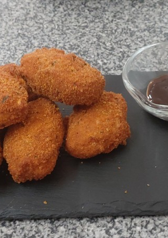 Una foto de Nuggets caseros