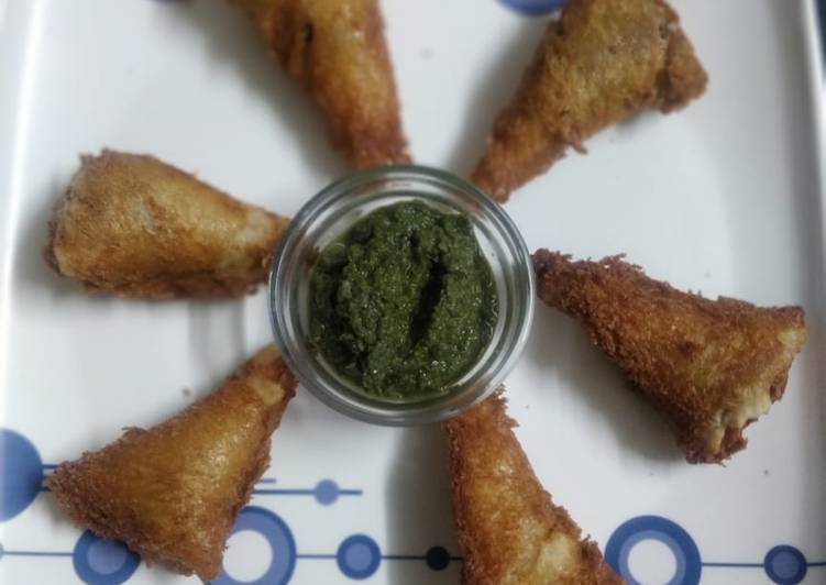 Easiest Way to Prepare Homemade Green peas potato cone