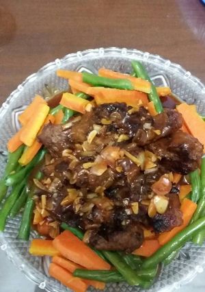 Foto resep Daging sapi saus barbeque