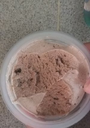 Foto resep Eskrim Coklat Oreo