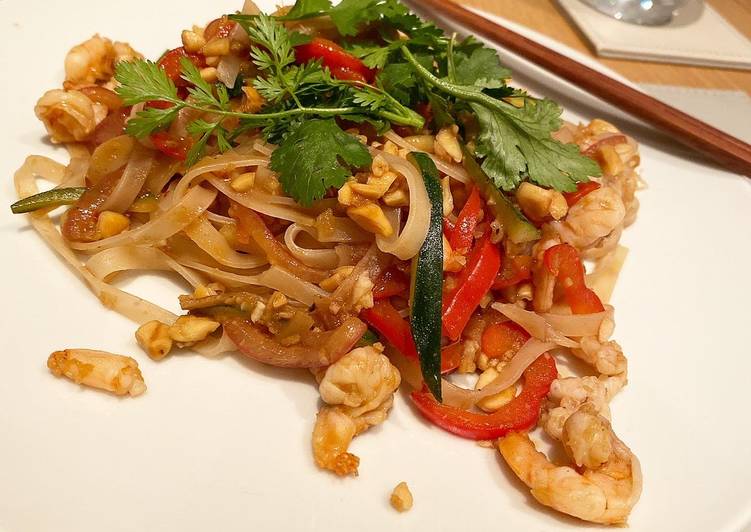 Recipe of Quick Gluten Free Prawn Pad Thai