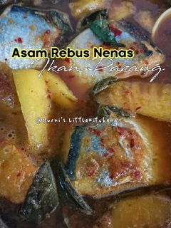 Gambar Asam Rebus Nenas Ikan Parang