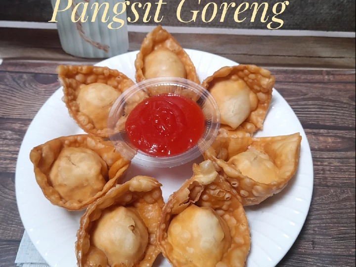 Cara Mudah Membikin Resep  Pangsit Goreng yang Enak Banget, Enak Banget