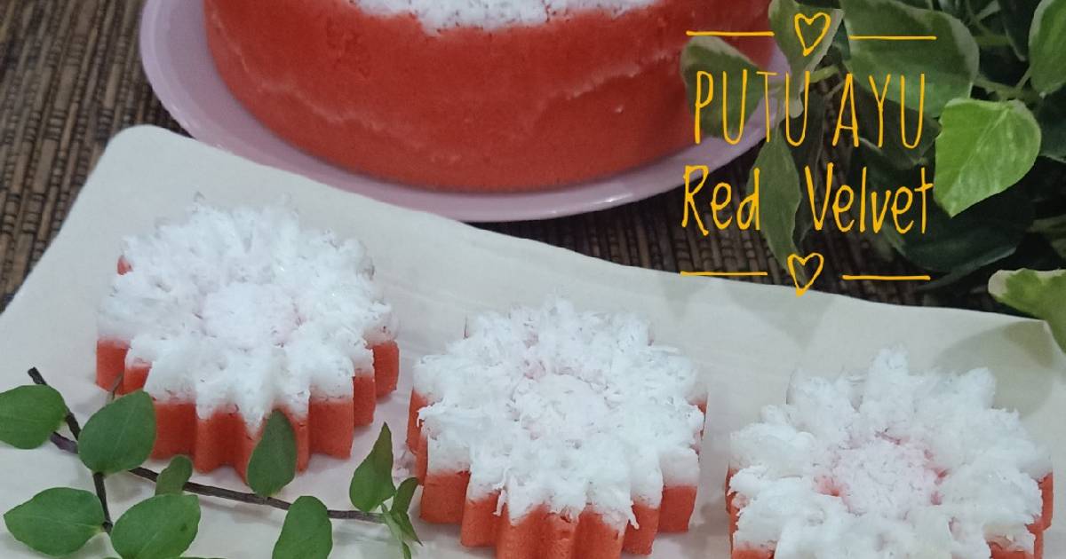 Resep Putu Ayu Red Velvet oleh Sari's Kitchen - Cookpad
