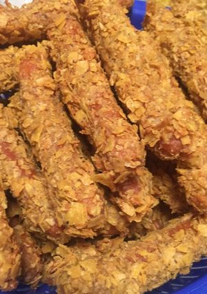 Foto resep Sosis krispy kripik jagung