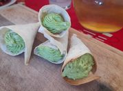 Una foto de mousse de palta