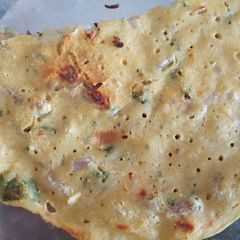 A picture of Moong dal chilla.
