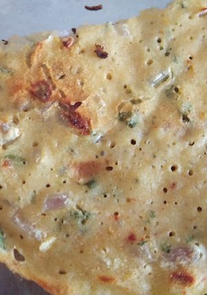 A picture of Moong dal chilla.