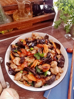 Foto resep Tumis Ayam Jamur Kuping