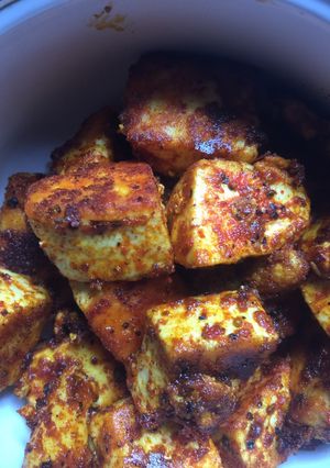 A picture of Simple paneer fry.