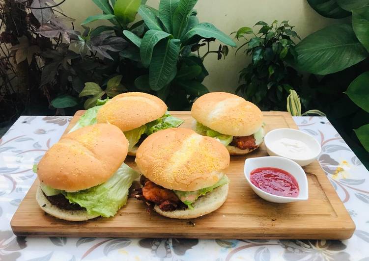 Easiest Way to Prepare Super Quick Homemade Zinger Burger