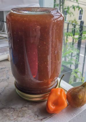 A picture of Fig & Habanero Preserves.