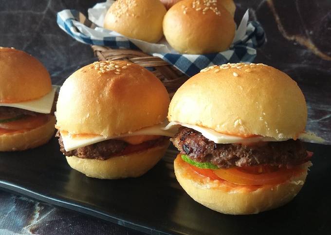 Resep Crabby Patty / daging isi burger yang Bisa Manjain Lidah