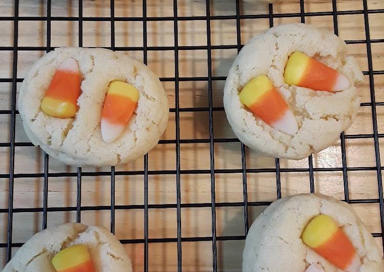 Candy Corn Sugar Cookies