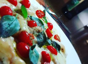 Foto de Pizza de pão sírio