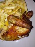 Pollo al horno con ají Colorado