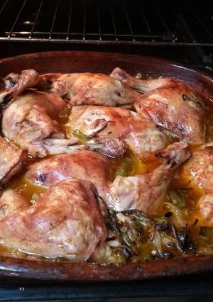 Una foto de Pollo asado