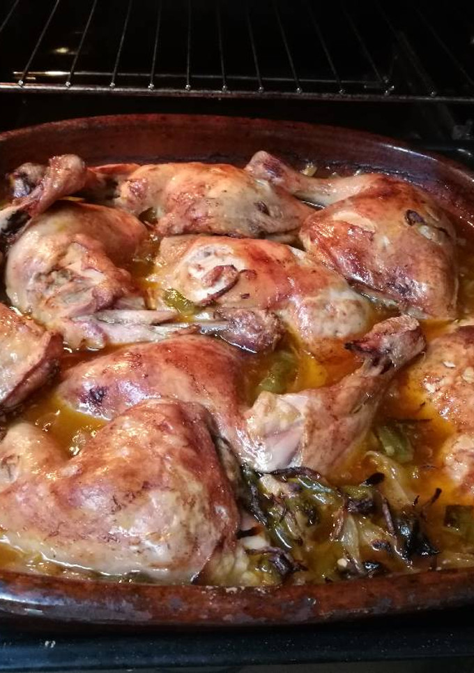 Una foto de Pollo asado