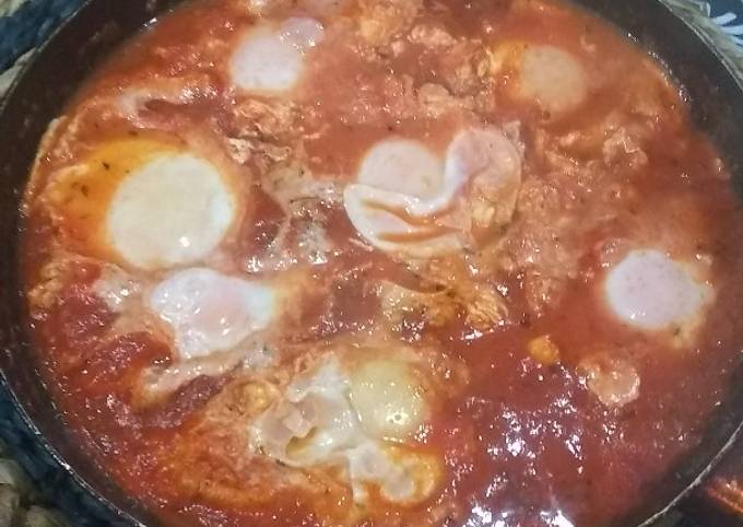 Huevo con tomate ? Receta de Pochy Zunino- Cookpad