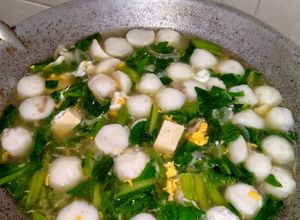Gambar Sup Sawi Fishball