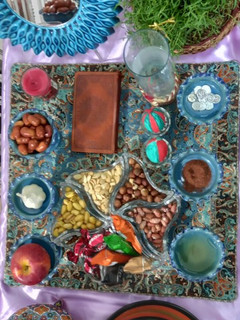 عکسی از دستور سفره هفت سین ما