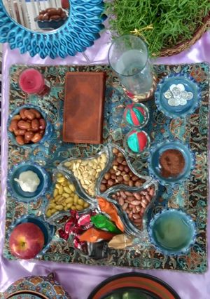عکسی از دستور سفره هفت سین ما
