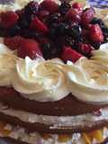 Torta de frutos rojos y mucho amor
