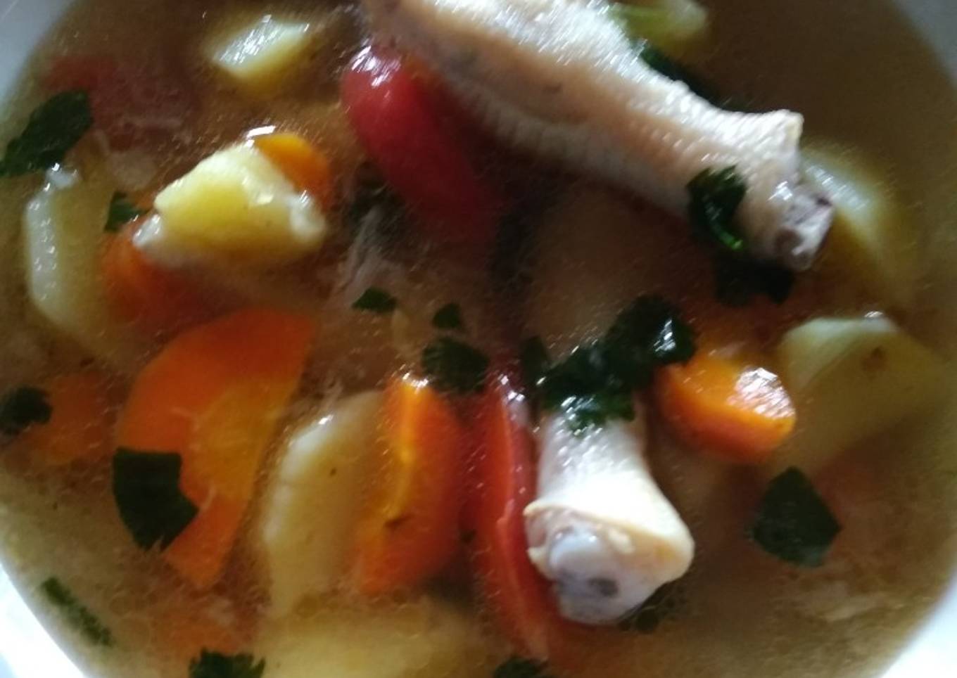 Sop ceker ayam