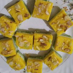 A picture of Saffron Pistachios Coconut delight.