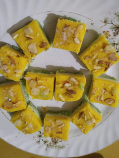 A picture of Saffron Pistachios Coconut delight.