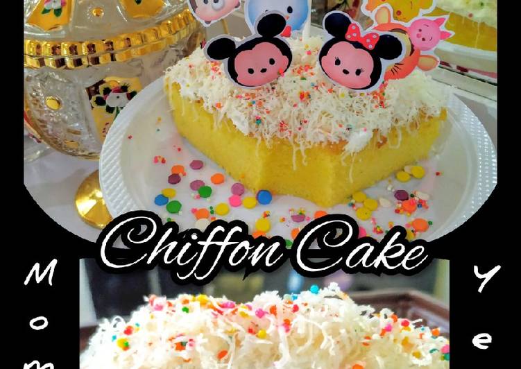 Chiffon Cake Lembut with Au Bain Marie Technique