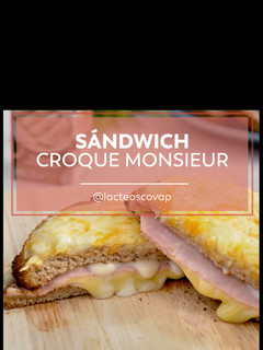 Una foto de Sándwich Croque Monsieur