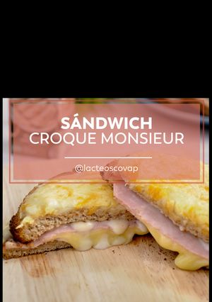 Una foto de Sándwich Croque Monsieur