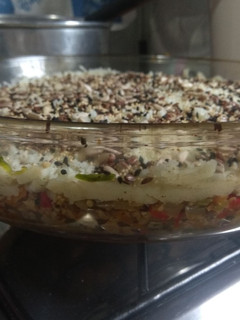 Una foto de Pastel de papa vegano