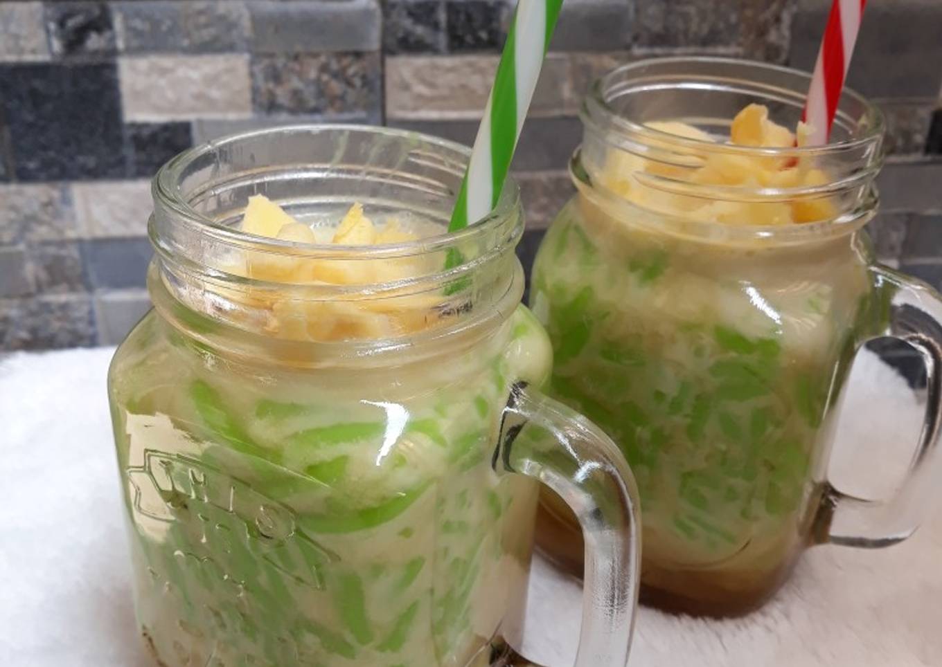 Es Cendol Tepung Beras Tanpa Cetakan #Agust30
