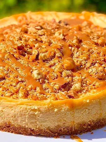Recipe Apple Crumble Cheesecake which Delicious