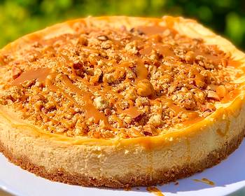 Fresh, Serving Recipe Apple Crumble Cheesecake Delicious Steady