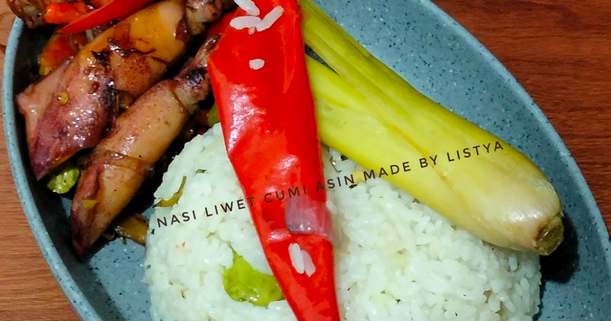 Nasi Liwet Sunda-cumi asin