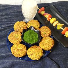 A picture of Protein rich breakfast Sprouts Tikki.