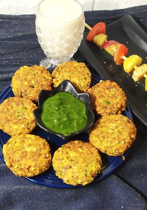 A picture of Protein rich breakfast Sprouts Tikki.