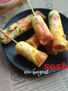 Foto resep Sostel (sosis telur),tanpa cetakan 👌