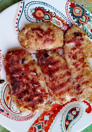 Una foto de Filetes de pechuga apanados y crocantes