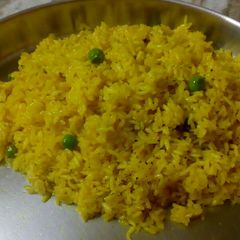 A picture of Peas Polau.