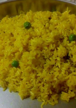 A picture of Peas Polau.