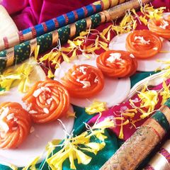 A picture of Paneer gulab jalebi.